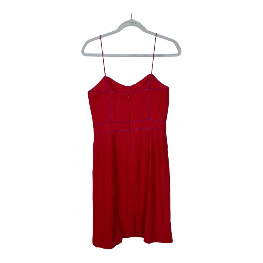 Banana Republic Size 6 Piped Corset Wool Dress - Picture 5 of 11